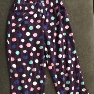 Girls fleece pajama pants size 7/8
